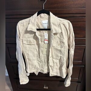 Tommy Bahama Two Palms Raw Edge Jacket in Natural